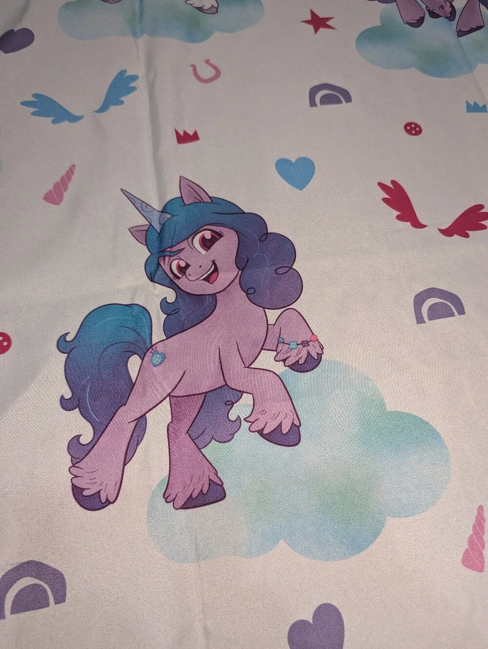 NWOT My Little Pony Character Twin Size Flat Sheet